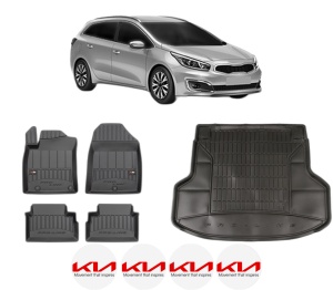 Set Covorase Presuri Auto Si Tavita Portbagaj KIA CEED Sportswagon (CD) din 2018-2024 KIA - Img 2