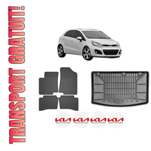 Set Covorase Presuri Auto Si Tavita Portbagaj KIA RIO III (UB) din 2011-2017 KIA