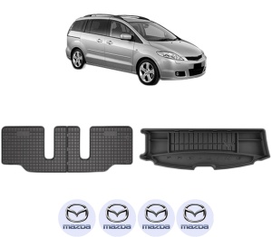 Set Covorase Presuri Auto Si Tavita Portbagaj MAZDA 5 (CR) din 2005-2010 MAZDA - Img 2
