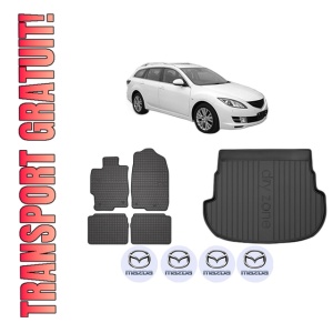 Set Covorase Presuri Auto Si Tavita Portbagaj MAZDA 6 Estate (GH) din 2007-2013 MAZDA