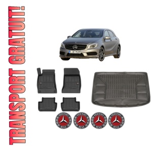 Set Covorase Presuri Auto Si Tavita Portbagaj MERCEDES-BENZ A-CLASS (W176) din 2012-2018 MERCEDES-BENZ