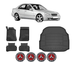 Set Covorase Presuri Auto Si Tavita Portbagaj MERCEDES-BENZ C-CLASS (W203) din 2000-2007 MERCEDES-BENZ - Img 2