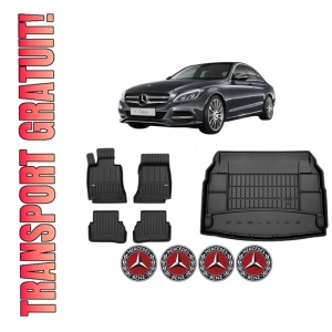 Set Covorase Presuri Auto Si Tavita Portbagaj MERCEDES-BENZ C-CLASS (W205) din 2013-2021 MERCEDES-BENZ
