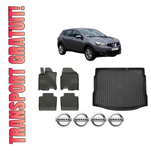 Set Covorase Presuri Auto Si Tavita Portbagaj NISSAN QASHQAI I VAN (J10) din 2013-2014 NISSAN
