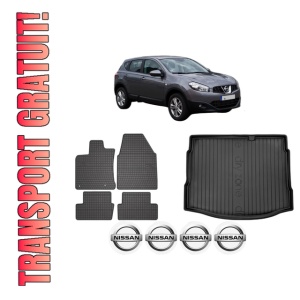 Set Covorase Presuri Auto Si Tavita Portbagaj NISSAN QASHQAI I VAN (J10) din 2013-2014 NISSAN