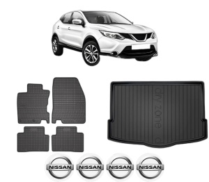 Set Covorase Presuri Auto Si Tavita Portbagaj NISSAN QASHQAI II (J11, J11_) din 2013-2020 NISSAN - Img 2