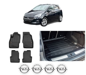 Set Covorase Presuri Auto Si Tavita Portbagaj OPEL CORSA E (X15) din 2014-2019 OPEL - Img 2