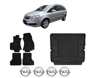 Set Covorase Presuri Auto Si Tavita Portbagaj OPEL ZAFIRA B Box Body/MPV (A05) din 2005-2015 OPEL - Img 2