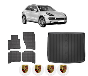 Set Covorase Presuri Auto Si Tavita Portbagaj PORSCHE CAYENNE (92A) din 2010-2018 PORSCHE