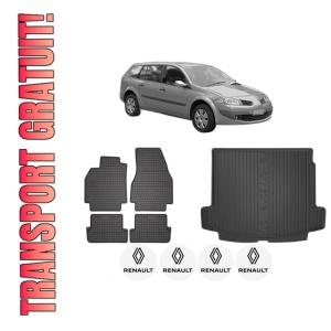Set Covorase Presuri Auto Si Tavita Portbagaj RENAULT MEGANE II Estate Van (KM_) din 2003-2009 RENAULT
