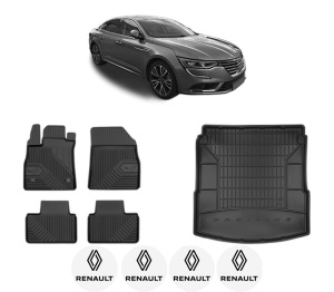 Set Covorase Presuri Auto Si Tavita Portbagaj RENAULT TALISMAN (LP_) din 2015-2022 RENAULT - Img 2