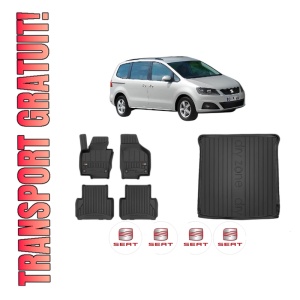 Set Covorase Presuri Auto Si Tavita Portbagaj SEAT ALHAMBRA (710, 711) din 2010-2022 SEAT
