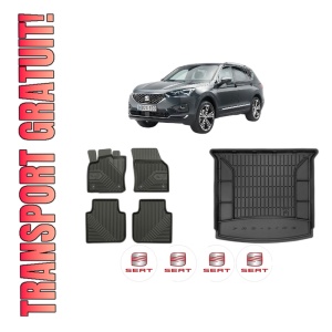 Set Covorase Presuri Auto Si Tavita Portbagaj SEAT TARRACO (KN2) din 2018-2024 SEAT