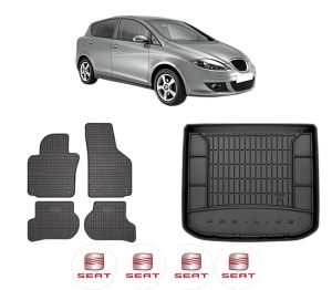 Set Covorase Presuri Auto Si Tavita Portbagaj SEAT TOLEDO III (5P2) din 2004-2009 SEAT - Img 2