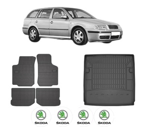 Set Covorase Presuri Auto Si Tavita Portbagaj SKODA Octavia I Combi (1U5) din 1998-2010 SKODA - Img 2