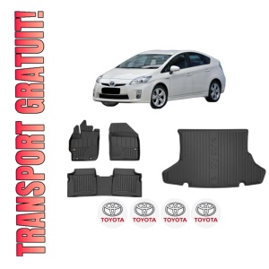 Set Covorase Presuri Auto Si Tavita Portbagaj TOYOTA PRIUS (_W3_) din 2008-2016 TOYOTA