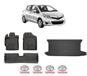 Set Covorase Presuri Auto Si Tavita Portbagaj TOYOTA YARIS (_P13_) din 2010-2020 TOYOTA - Img 2