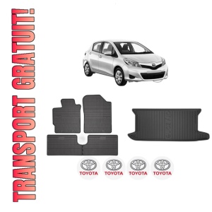 Set Covorase Presuri Auto Si Tavita Portbagaj TOYOTA YARIS (_P13_) din 2010-2020 TOYOTA