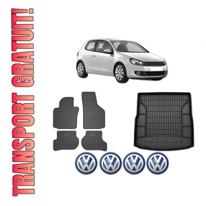 Set Covorase Presuri Auto Si Tavita Portbagaj Volkswagen GOLF VI (5K1) din 2008-2013 Volkswagen
