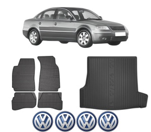 Set Covorase Presuri Auto Si Tavita Portbagaj Volkswagen PASSAT B5.5 (3B3) din 2000-2005 Volkswagen - Img 2