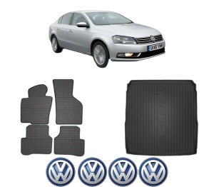 Set Covorase Presuri Auto Si Tavita Portbagaj Volkswagen PASSAT B7 (A32, A33) din 2011-2020 Volkswagen - Img 2