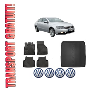 Set Covorase Presuri Auto Si Tavita Portbagaj Volkswagen PASSAT B7 (A32, A33) din 2011-2020 Volkswagen