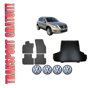 Set Covorase Presuri Auto Si Tavita Portbagaj Volkswagen TIGUAN VAN (5N_) din 2007-2018 Volkswagen