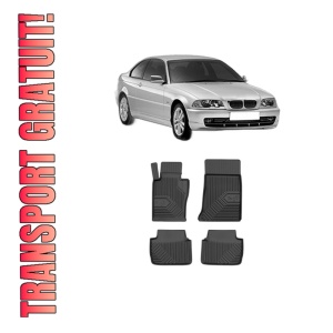 Set covorase presuri BMW Seria 3 (E46) din 1997-2005, auto, din cauciuc thermoplastic, BMW Seria