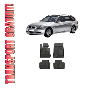 Set covorase presuri BMW Seria 3 Touring (E91) din 2004-2012, auto, din cauciuc thermoplastic, BMW Seria