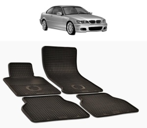 Set covorase presuri BMW Seria 3er E 46 din 1998-2004, auto, din cauciuc thermoplastic - Img 2