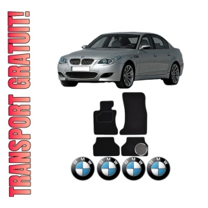 Set Covorase Presuri BMW Seria 5 (E60) din 2001-2010, Auto, Material Textil Mocheta, BMW