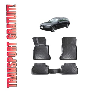 Set covorase presuri BMW Seria 5 E61 din 2003-2010, auto, din cauciuc thermoplastic