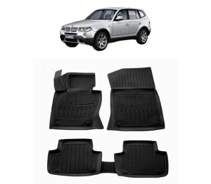 Set covorase presuri BMW Seria X3 E83 din 2004-2010, auto, din cauciuc thermoplastic - Img 2