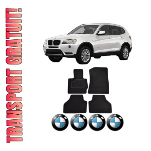 Set Covorase Presuri BMW Seria X3 (F25) din 2010-2017, Auto, Material Textil Mocheta, BMW