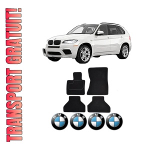 Set Covorase Presuri BMW Seria X5 (E70) din 2006-2013, Auto, Material Textil Mocheta, BMW