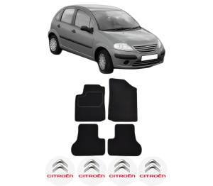 Set Covorase Presuri CITROEN C3 I (FC_, FN_) din 2002-2010, Auto, Material Textil Mocheta, CITROEN - Img 2