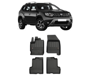 Set covorase presuri DACIA DUSTER (HM_) din 2017-2022, auto, din cauciuc thermoplastic, DACIA - Img 2