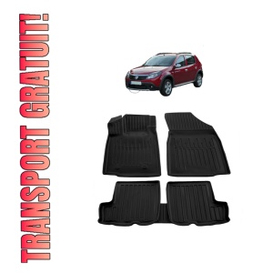 Set covorase presuri DACIA SANDERO I din 2007-2012, auto, din cauciuc thermoplastic