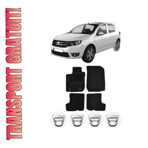 Set Covorase Presuri DACIA SANDERO II din 2012-2016, Auto, Material Textil Mocheta, DACIA