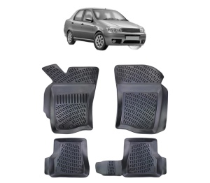 Set covorase presuri FIAT ALBEA din 2002-2012, auto, din cauciuc thermoplastic - Img 2