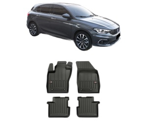 Set covorase presuri FIAT TIPO Hatchback (356_, 357_) din 2016-2022, auto, din cauciuc thermoplastic, FIAT - Img 2