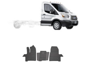Set covorase presuri FORD TRANSIT V363 Platform/Chassis (FED, FFD) din 2019-2024, auto, din cauciuc thermoplastic, FORD - Img 2
