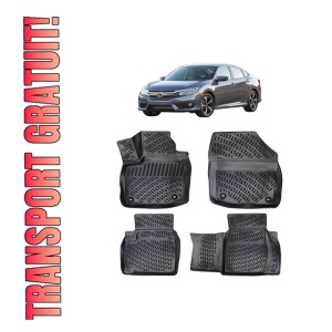 Set covorase presuri HONDA CIVIC HB IX din 2011-2016, auto, din cauciuc thermoplastic - Img 8