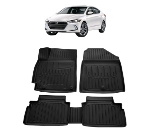 Set covorase presuri HYUNDAI ELANTRA AD din 2015-2020, auto, din cauciuc thermoplastic - Img 2