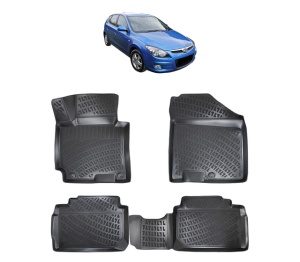 Set covorase presuri HYUNDAI I30 I FD din 2007-2012, auto, din cauciuc thermoplastic - Img 2