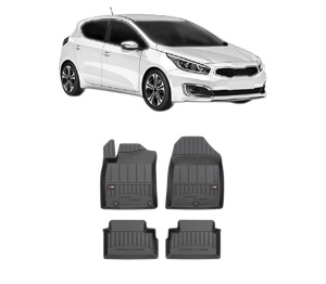 Set covorase presuri KIA CEED (CD) din 2018-2024, auto, din cauciuc thermoplastic, KIA - Img 2