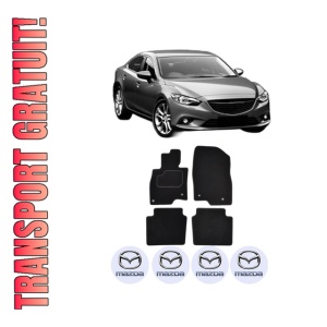 Set Covorase Presuri MAZDA 6 Saloon (GJ, GL) din 2012-2020, Auto, Material Textil Mocheta, MAZDA