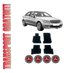 Set Covorase Presuri MERCEDES-BENZ C-CLASS (W204) din 2007-2014, Auto, Material Textil Mocheta, MERCEDES-BENZ