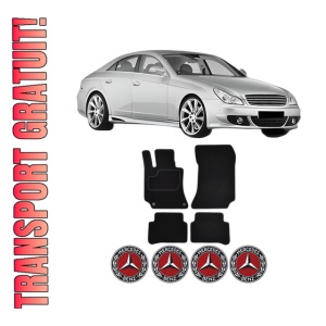 Set Covorase Presuri MERCEDES-BENZ CLS (C219) din 2004-2010, Auto, Material Textil Mocheta, MERCEDES-BENZ