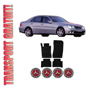 Set Covorase Presuri MERCEDES-BENZ E-CLASS (W211) din 2002-2008, Auto, Material Textil Mocheta, MERCEDES-BENZ